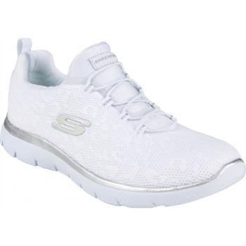 Skechers SUMMITS LEOPARD SPOT Dámská obuv, bílá, velikost 39