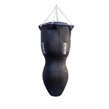 Kožený MMA boxovací pytel SportKO Silhouette MSK 45x110 cm