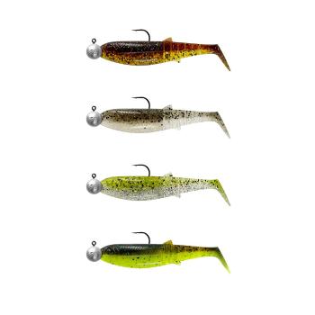 Savage Gear Gumová Nástraha Cannibal Shad Clearwater Mix Set 4ks - 6,8cm / 3g+5g