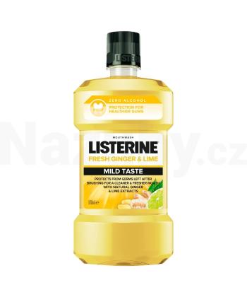 Listerine Fresh Ginger & Lime Mild Taste ústní voda 500 ml