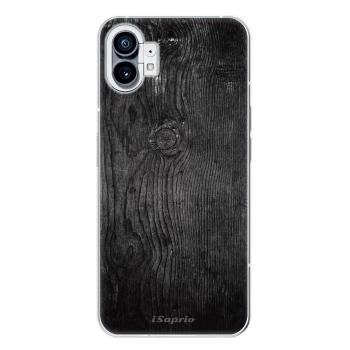 Odolné silikonové pouzdro iSaprio - Black Wood 13 - Nothing Phone (1)