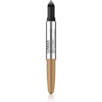 Clinique High Impact Shadow Play™ Shadow & Definer oční stíny v tužce duo odstín Sparkling Wine + Caviar 1,9 g