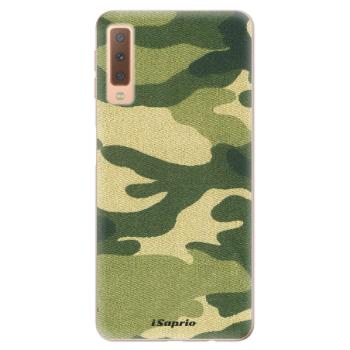 Odolné silikonové pouzdro iSaprio - Green Camuflage 01 - Samsung Galaxy A7 (2018)