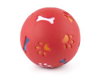 Vsepropejska Inter plastový míček na pamlsky Barva: Červená, Rozměr (cm): 15