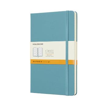 Zápisník tvrdý linkovaný modrozelený L (240 stran)