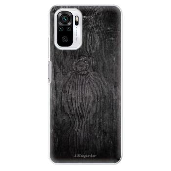 Odolné silikonové pouzdro iSaprio - Black Wood 13 - Xiaomi Redmi Note 10 / Note 10S