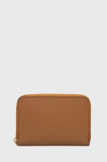 Kožená peněženka Answear Lab dámský, hnědá barva