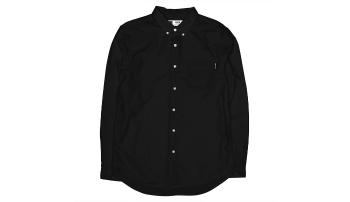 Dedicated Shirt Varberg Oxford Black černé 15782