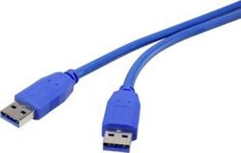 USB 3.0 kabel Renkforce RF-4369446, 1.00 m, modrá