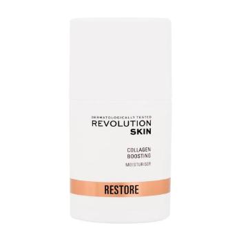 Revolution Skincare Restore Collagen Boosting Moisturiser 50 ml denní pleťový krém pro ženy proti vráskám; na dehydratovanou pleť
