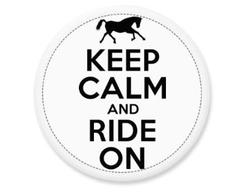 Placka Keep calm and ride on