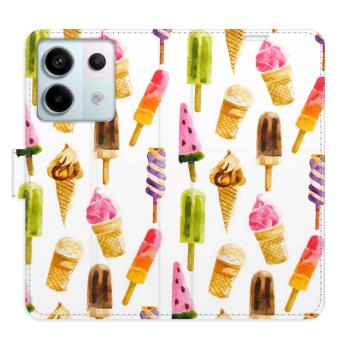 Flipové pouzdro iSaprio - Ice Cream Pattern - Xiaomi Redmi Note 13 Pro 5G / Poco X6 5G