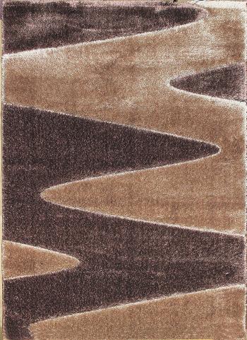 Berfin Dywany  160x220 cm Kusový koberec Seher 3D 2652 Brown Beige - 160x220 cm Hnědá