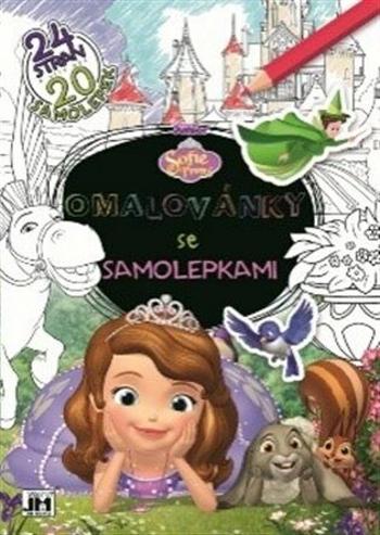 Omalovánky se samolepkami - Sofie první