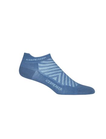 dámské merino ponožky ICEBREAKER Wmns Run+ Ultralight Micro, Azul/Haze velikost: M