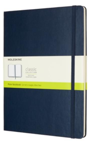 Moleskine - zápisník tvrdý, čistý, modrý XL
