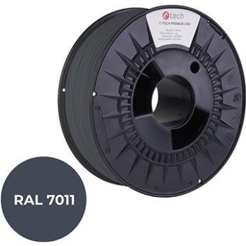 C-TECH filament PREMIUM LINE PLA ocelová šedá RAL7011 (3DF-P-PLA1.75-7011)