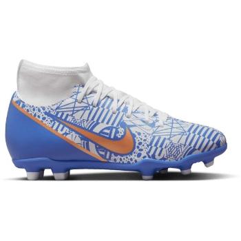 Nike JR ZOOM MERCURIAL SUPERFLY 9 CLUB CR7 FG/MG Dětské kopačky, tmavě modrá, velikost 35