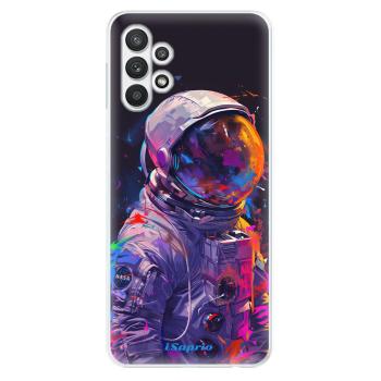 Odolné silikonové pouzdro iSaprio - Neon Astronaut - Samsung Galaxy A32 5G