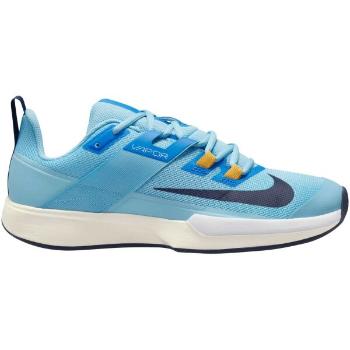 Nike COURT VAPOR LITE CLAY Pánská tenisová obuv, světle modrá, velikost 45