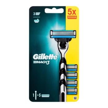 Gillette Mach3 holicí strojek holící strojek 1 ks + náhradní hlavice 4 ks pro muže