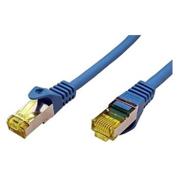 OEM S/FTP patchkabel Cat 7, s konektory RJ45, LSOH, 0.25m, modrý (21.92.2114)