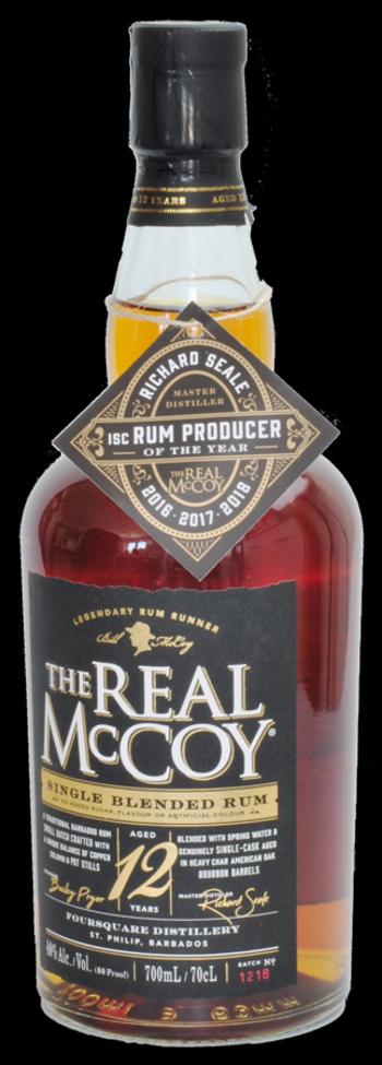 The Real McCoy single blended rum 12y 40% 0,7l
