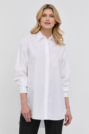 Košile Tiger Of Sweden dámská, bílá barva, relaxed, s klasickým límcem