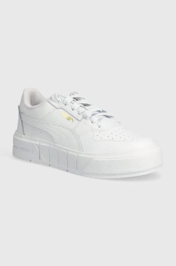 Dětské sneakers boty Puma Cali Court Lth Jr bílá barva