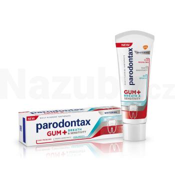 Parodontax Dásně + Dech & Citlivé zuby bělicí zubní pasta 75 ml
