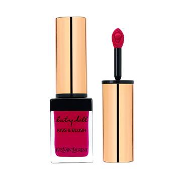 Yves Saint Laurent Kiss&Blush Lips and Cheeks lesk na rty, tvářenka - 6 10 ml