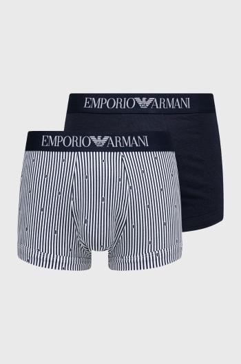 Boxerky Emporio Armani Underwear pánské, tmavomodrá barva