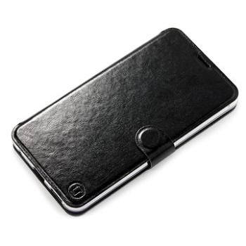 Mobiwear Flip pouzdro pro Samsung Galaxy S22 Ultra - C_BLS Black&Gray s šedým vnitřkem (5904808016513)