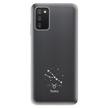 Odolné silikonové pouzdro iSaprio - čiré - Býk - Samsung Galaxy A03s