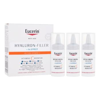 Eucerin Hyaluron-Filler + 3x Effect Vitamin C Booster 3x8 ml pleťové sérum pro ženy proti vráskám; na rozjasnění pleti; zpevnění a lifting pleti