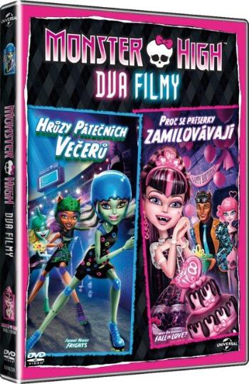 Monster High - Dva filmy: Hrůzy pátečních večerů a Proč se příšerky zamilovávají (DVD)