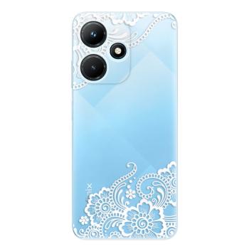 Odolné silikonové pouzdro iSaprio - White Lace 02 - Infinix Hot 30i