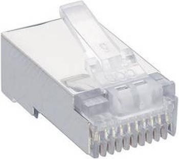 Konektor RJ48 Lumberg P 303 S, zástrčka rovná, transparentní