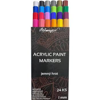 Artmagico Akrylový popisovač s jemným hrotem (1 mm) 24 ks (58)