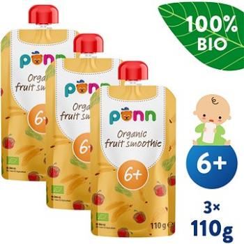 SALVEST Ponn BIO Ovocné smoothie s ananasem 3× 110 g (8594200260729)