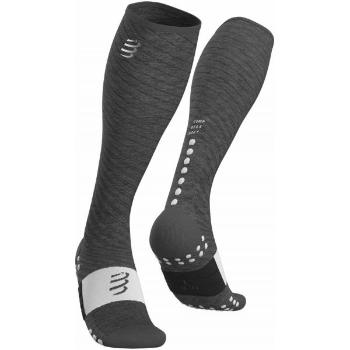 Compressport FULL SOCKS RECOVERY Kompresní podkolenky, šedá, velikost 2M