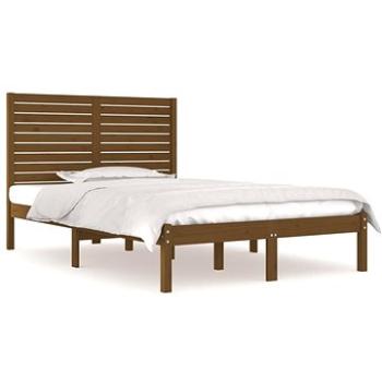 Rám postele medově hnědý masivní dřevo 120×190 cm Small Double, 3104581 (3104581)