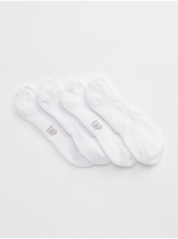 Bílé pánské ponožky no-show socks, 2 páry