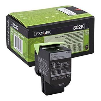 Lexmark originální toner 80C20KE, black, 1000str., return, Lexmark CX310dn, CX310n, CX410de, CX410