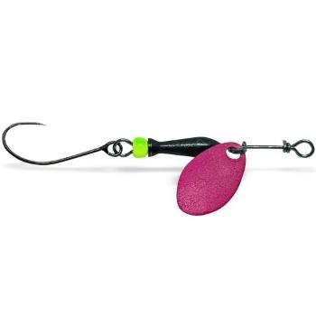 Jigovkycz třpytka classic barbless fluo pink (black/chartreuse body) - 2