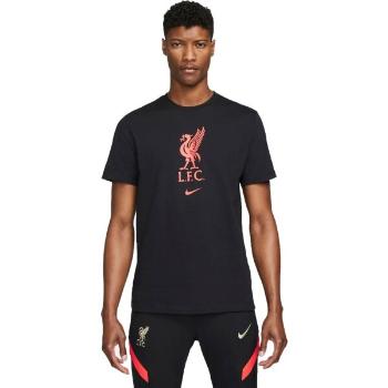 Nike LFC M NK CREST SS TEE Pánské tričko, černá, velikost XXL