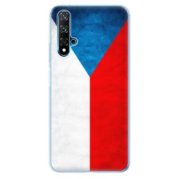 Odolné silikonové pouzdro iSaprio - Czech Flag - Huawei Nova 5T