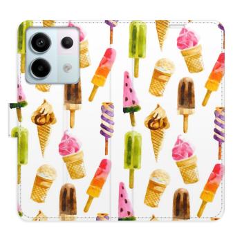 Flipové pouzdro iSaprio - Ice Cream Pattern - Xiaomi Redmi Note 13 Pro+ 5G