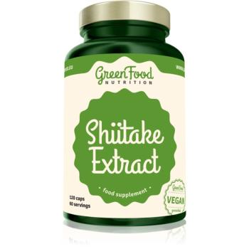 GreenFood Nutrition Shiitake Extract kapsle ze vzácné houby 90 cps