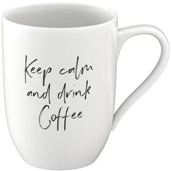 VILLEROY & BOCH Hrnek s nápisem KEEP CALM AND DRINK COFFEE (VB_1016219652)
